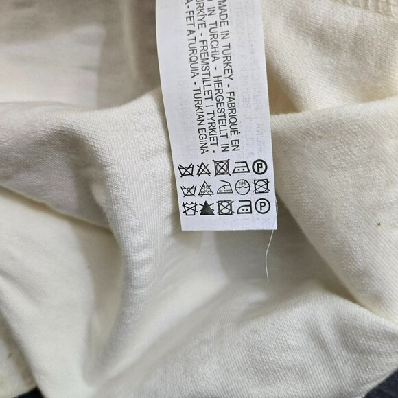 Zara Basic Women S Oversized One Button Textured Cream Cardigan - Picture 12 of 14